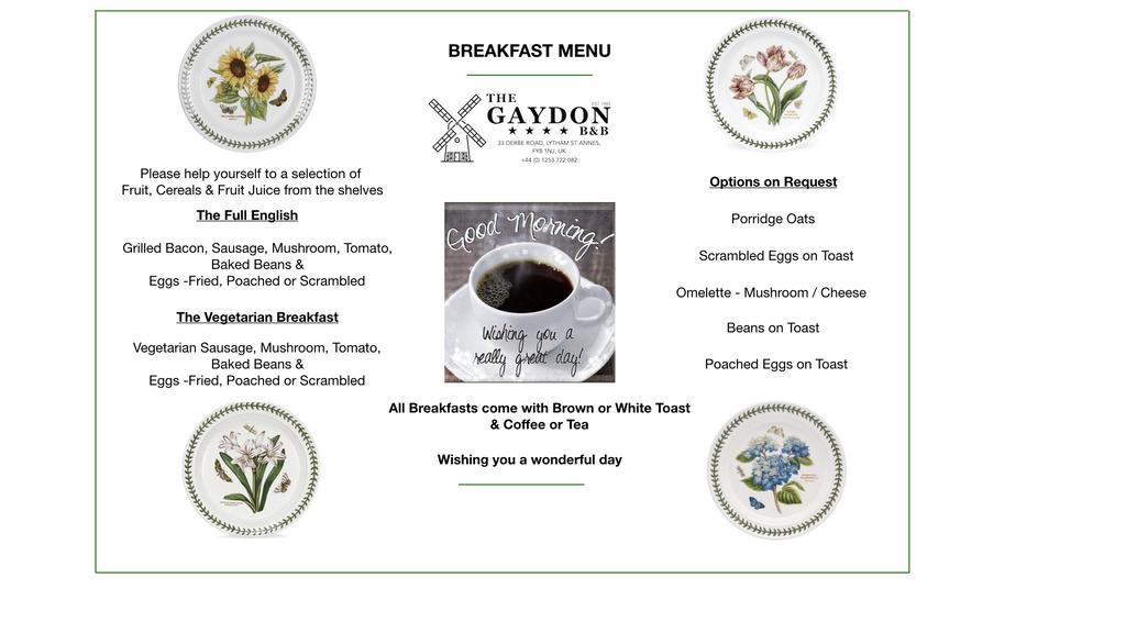 The Gaydon Bed & Breakfast Lytham St Annes Exterior photo
